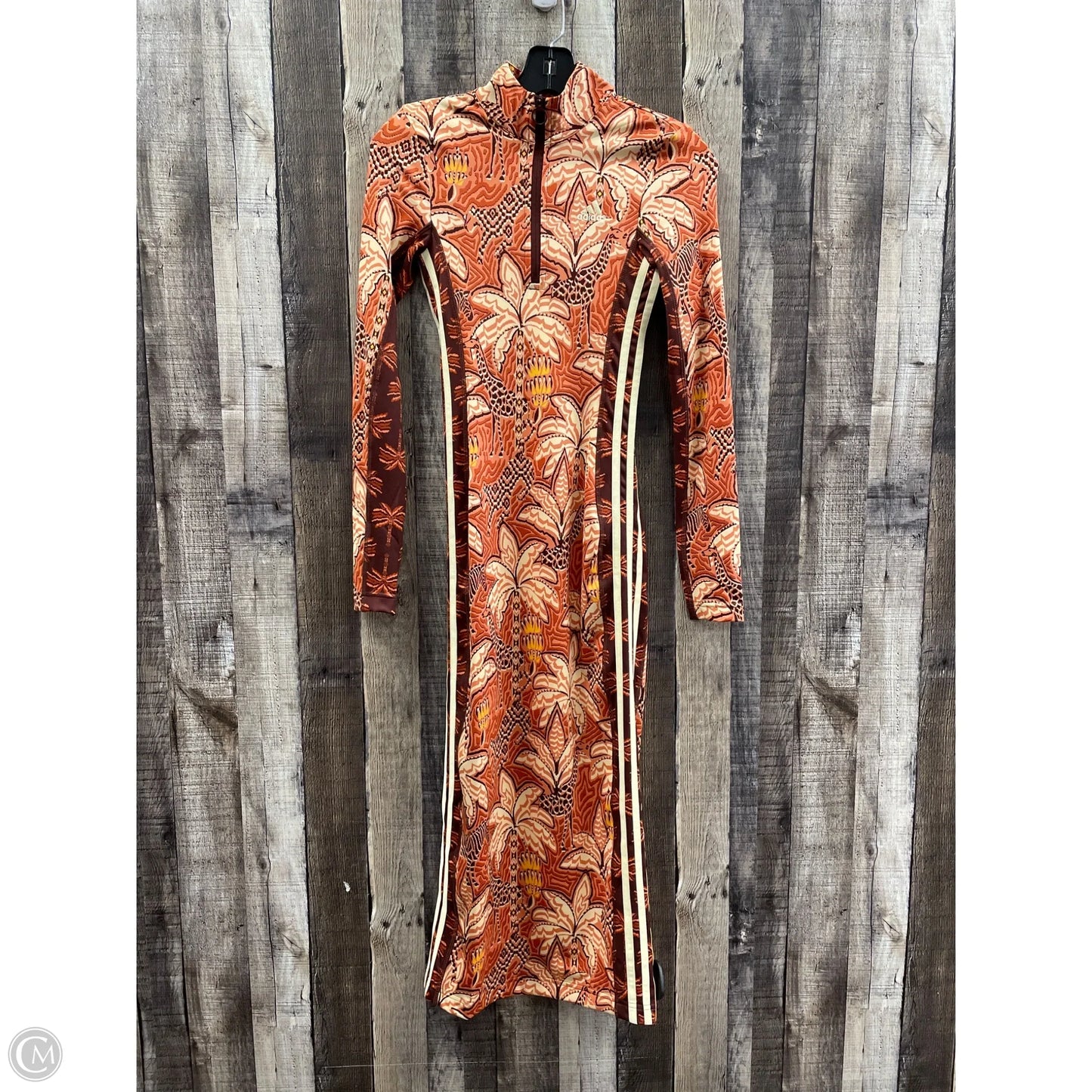 Dress Casual Maxi By Adidas In Multi-colored, Size: Xxs