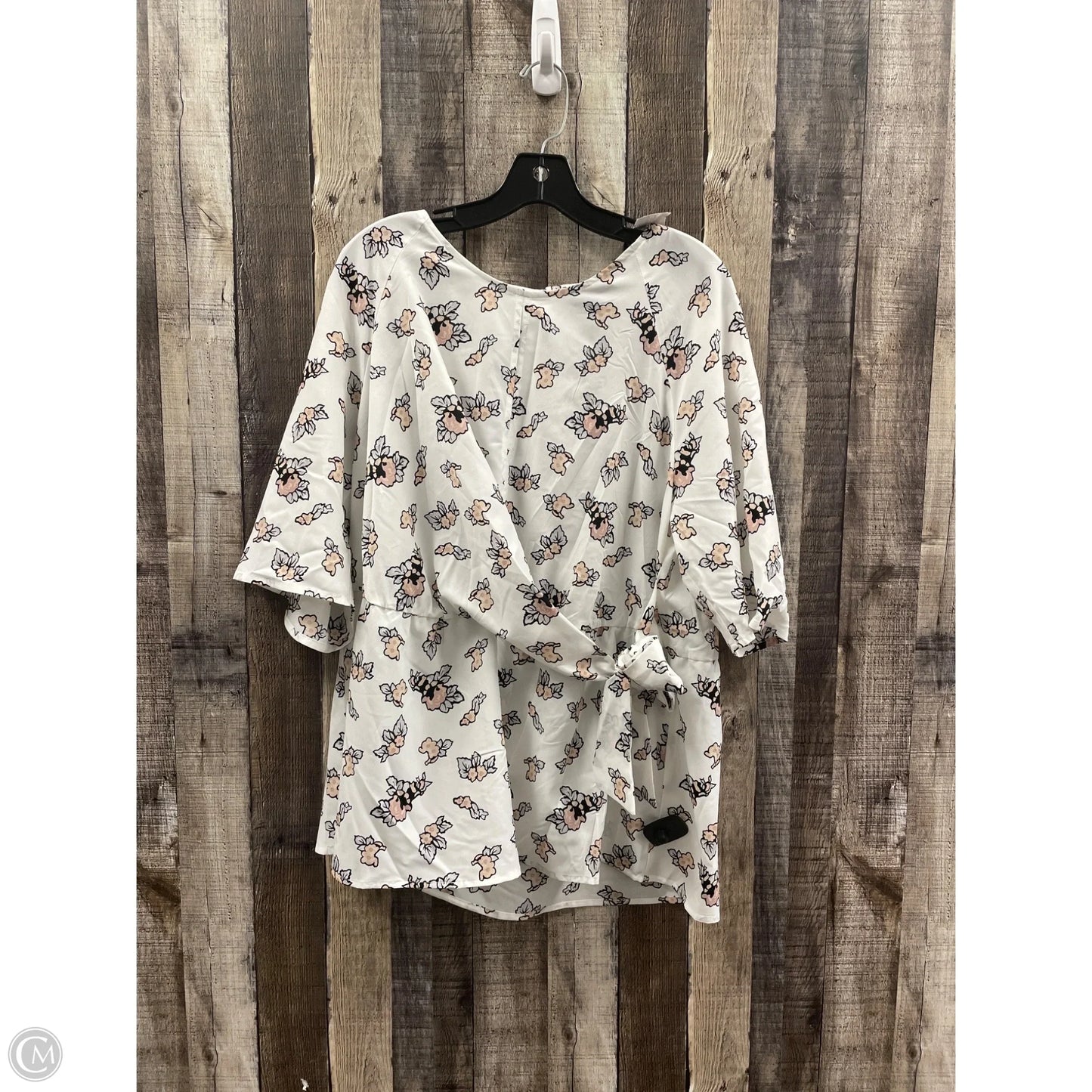 Top Short Sleeve By Lane Bryant In Floral Print, Size: Xl