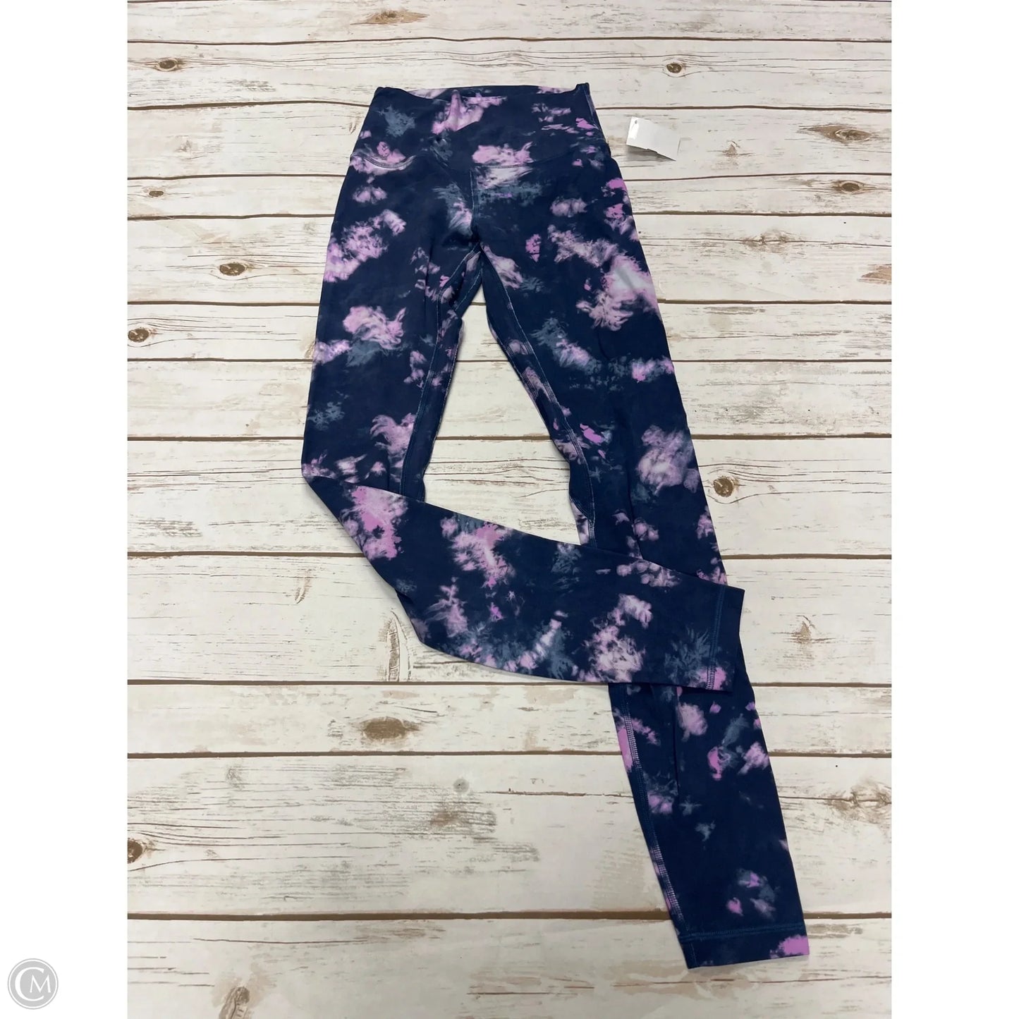 Athletic Leggings By Lululemon In Blue & Purple, Size: 4