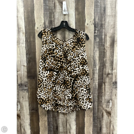 Top Sleeveless By Violet And Claire In Animal Print, Size: Xl