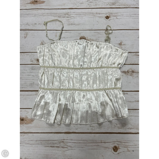 Top Sleeveless By Free People In Ivory, Size: M