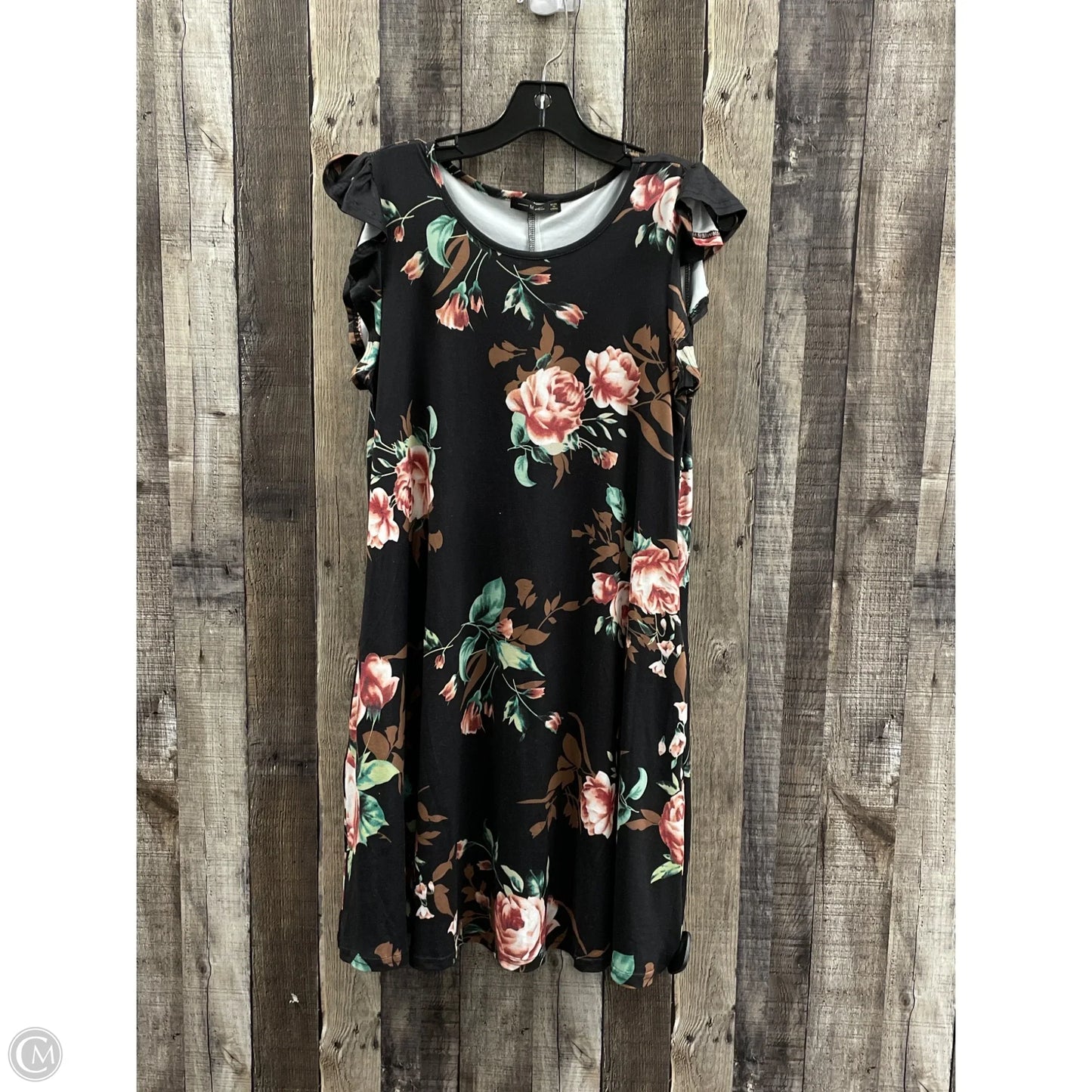 Dress Casual Short By Cmf In Floral Print, Size: M