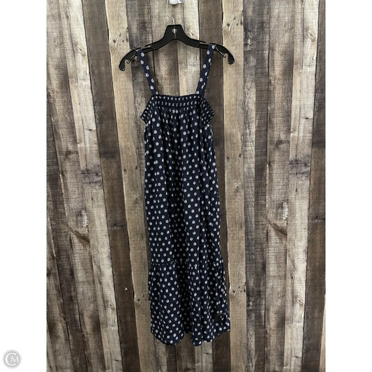 Dress Casual Midi By Loft In Navy, Size: S