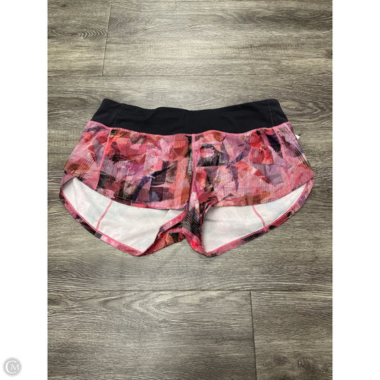 Athletic Shorts By Lululemon In Multi-colored, Size: 6