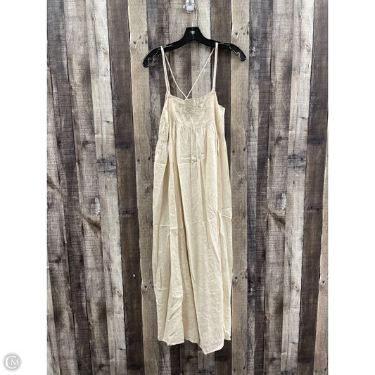 Dress Casual Maxi By Zara In Cream, Size: Xs