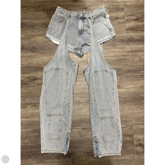 Jeans Straight By Shein In Blue Denim, Size: 2