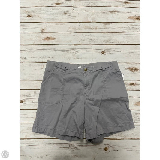 Shorts By Lee In Grey, Size: 16