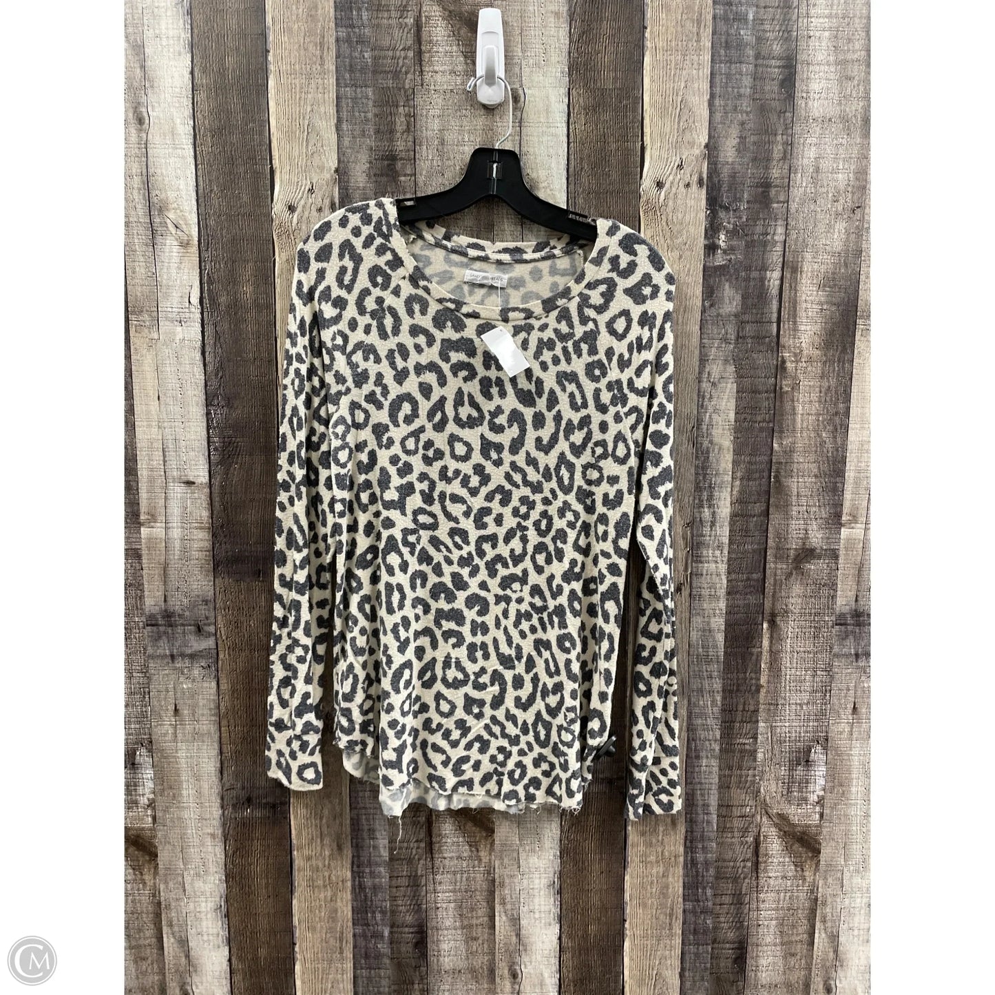 Top Long Sleeve By Grayson Threads In Animal Print, Size: S