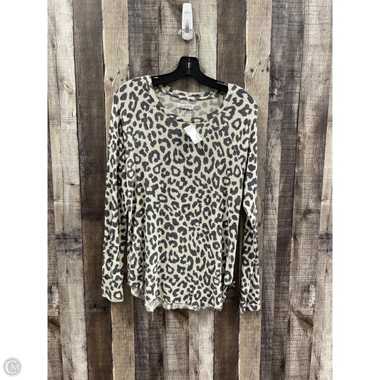 Top Long Sleeve By Grayson Threads In Animal Print, Size: S
