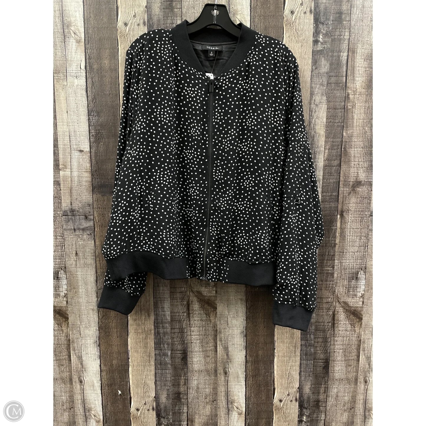 Jacket Other By Torrid In Polkadot Pattern, Size: 2x