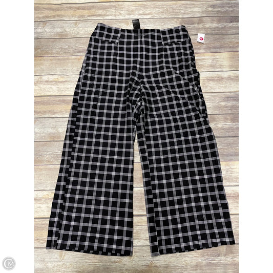 Pants Wide Leg By Torrid In Black & White, Size: 2x