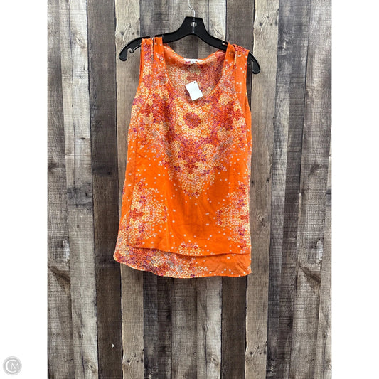 Top Sleeveless By Cabi In Orange, Size: M