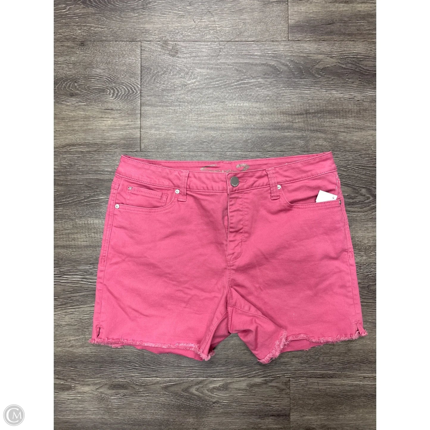 Shorts By Seven 7 In Pink Denim, Size: 14