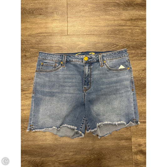 Shorts By Seven 7 In Blue Denim, Size: 16
