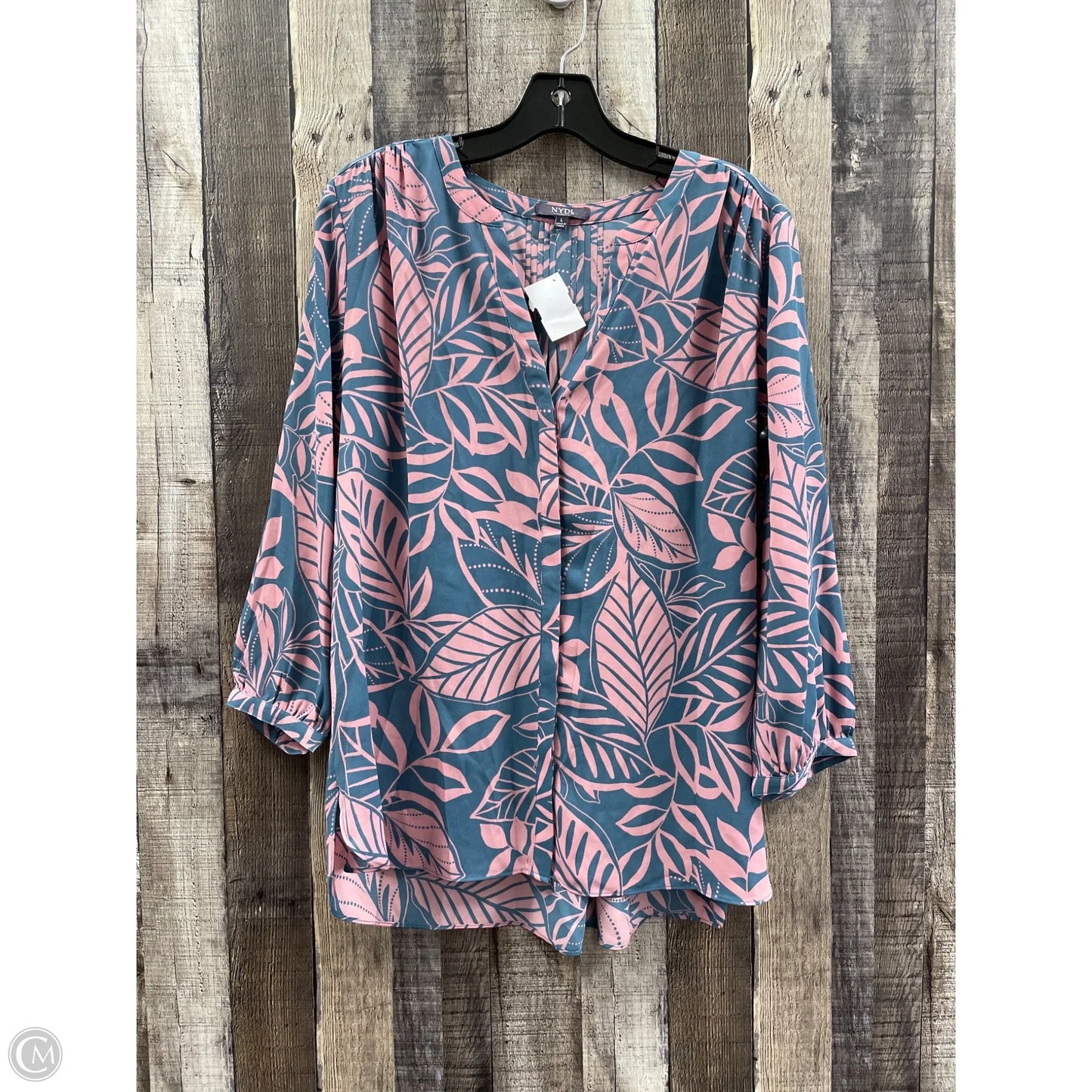 Top Long Sleeve By Not Your Daughters Jeans In Multi-colored, Size: L