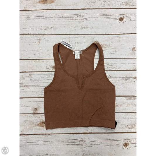 Top Sleeveless By Bozzolo In Tan, Size: S