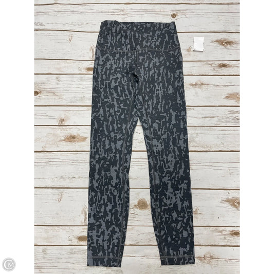 Athletic Leggings By Lululemon In Grey, Size: 4
