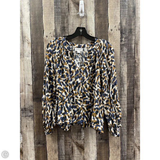 Top Long Sleeve By Velvet In Multi-colored, Size: S
