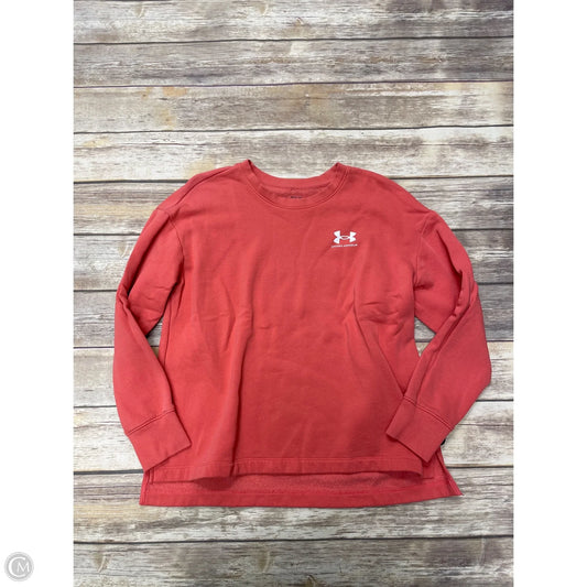 Sweatshirt Crewneck By Under Armour In Pink, Size: S