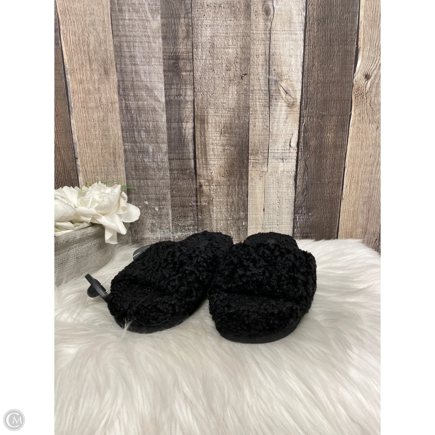 Sandals Flats By Vince In Black, Size: 5.5