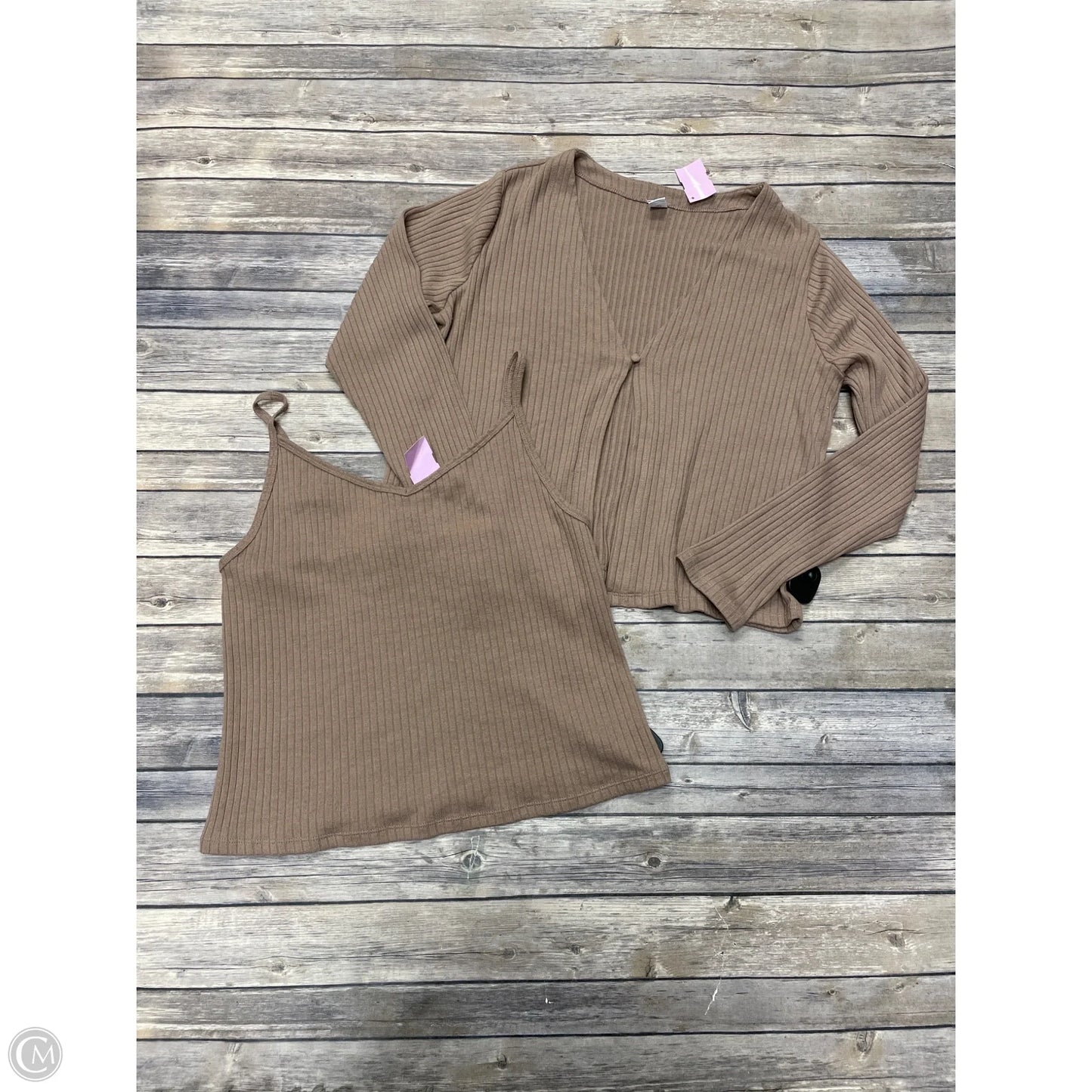 Sweater 2pc By Old Navy In Tan, Size: Xl