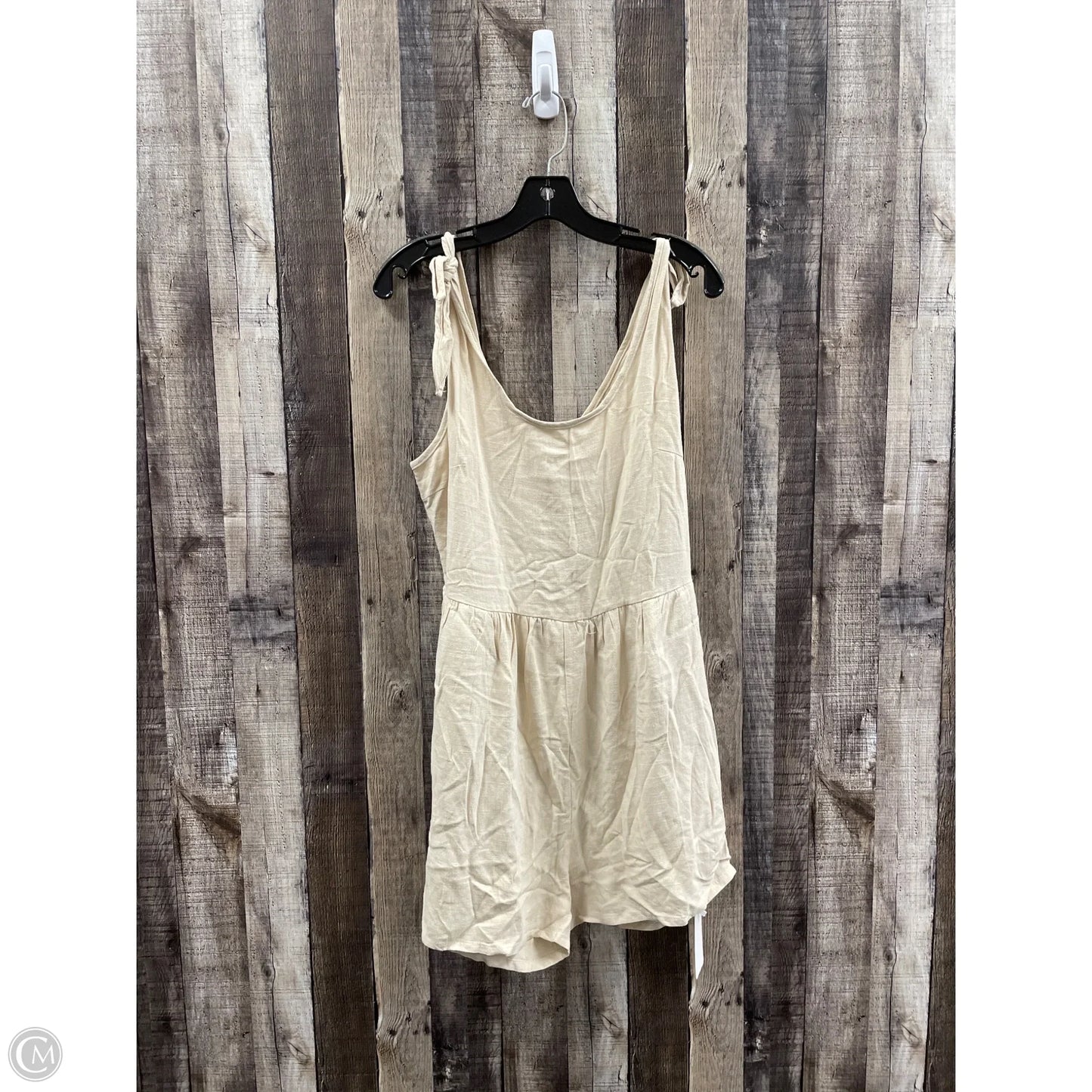 Romper By Clothes Mentor In Tan, Size: Xl