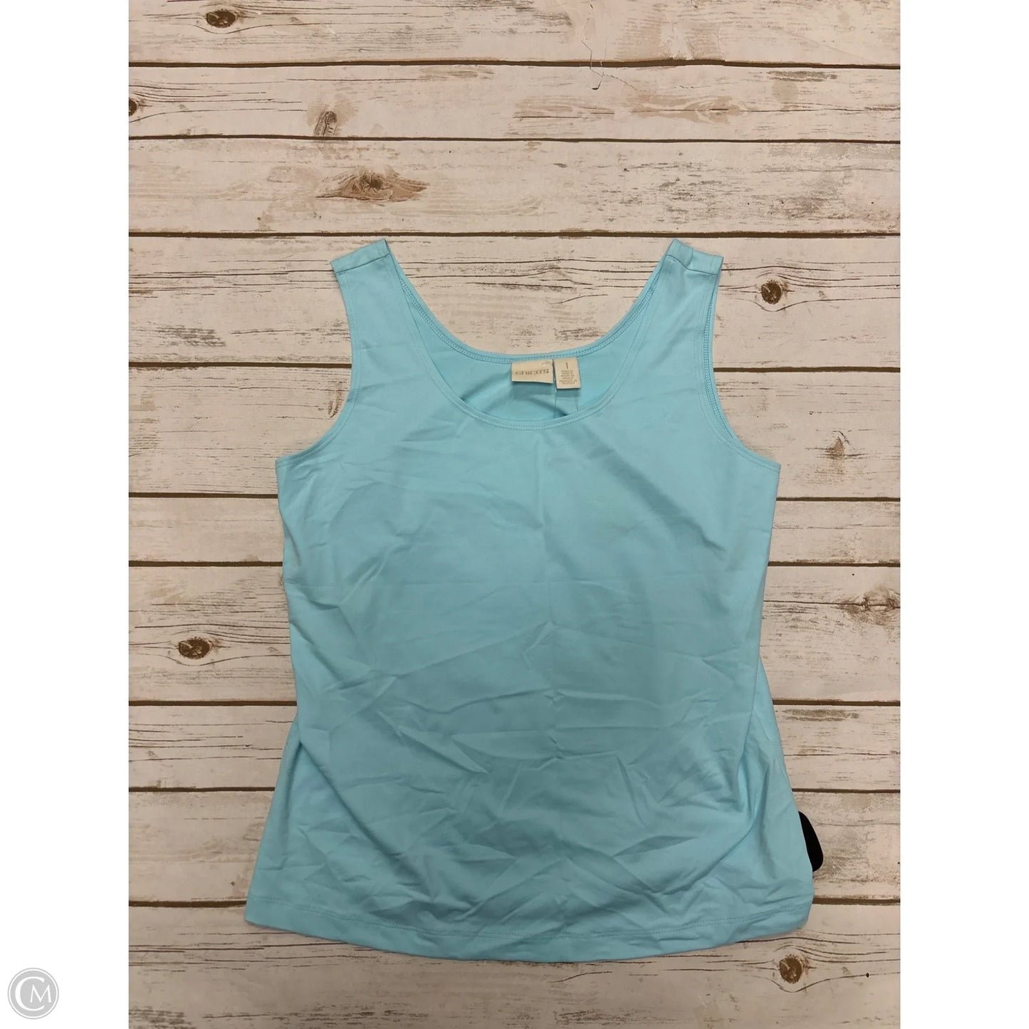 Top Sleeveless Basic By Chicos In Blue, Size: M
