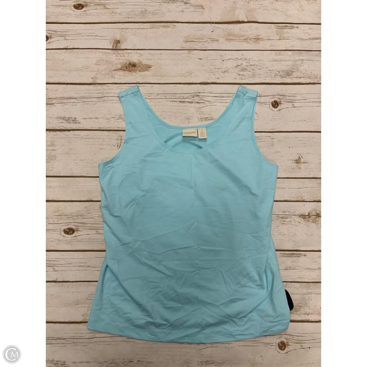 Top Sleeveless Basic By Chicos In Blue, Size: M