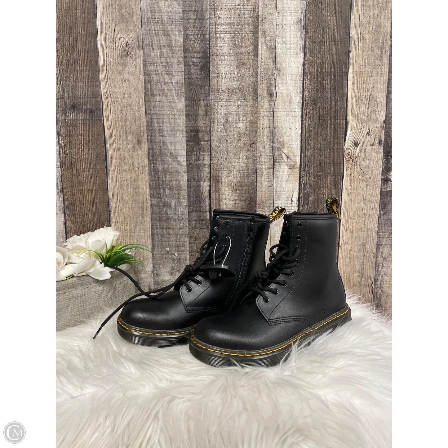Boots Combat By Dr Martens In Black, Size: 7