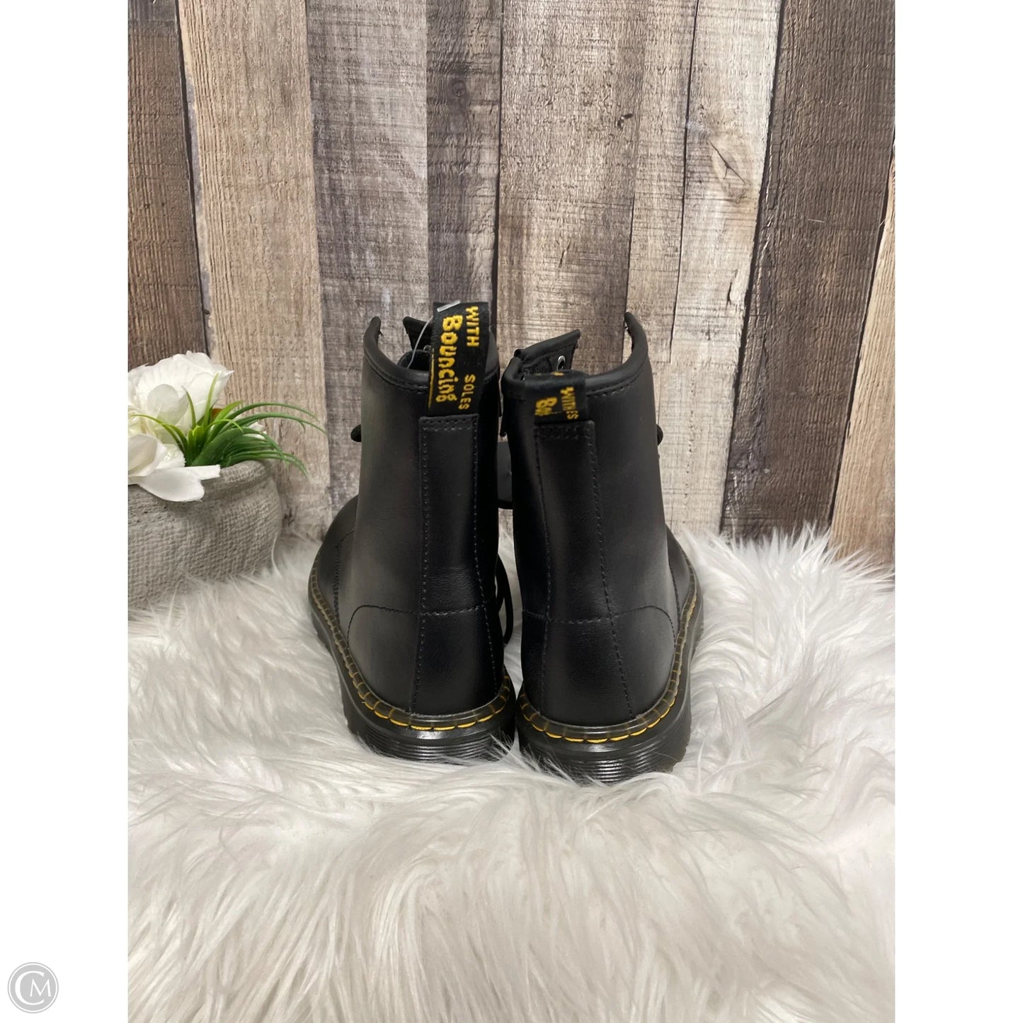 Boots Combat By Dr Martens In Black, Size: 7