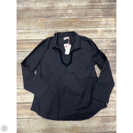 Top Long Sleeve By Vineyard Vines In Black, Size: Xl