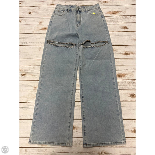 Jeans Straight By Cme In Blue Denim, Size: L