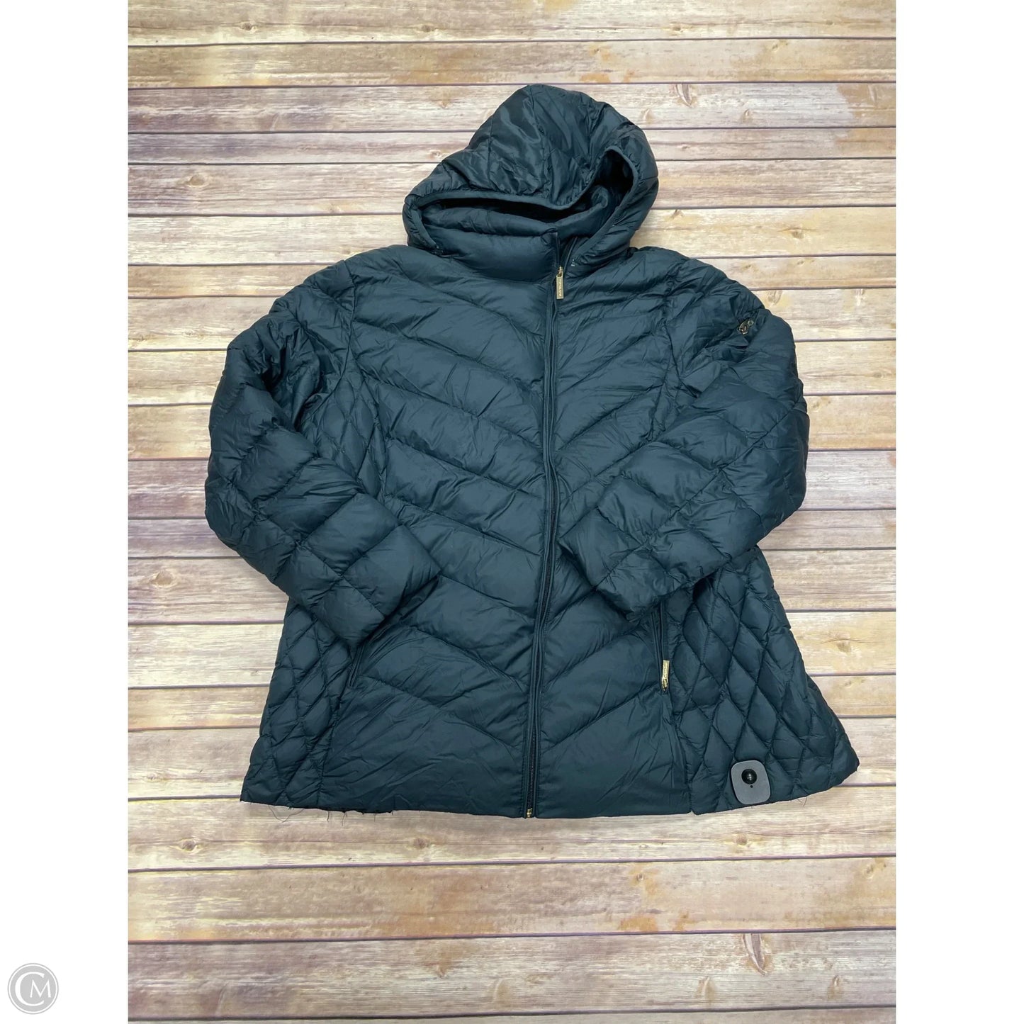 Coat Puffer & Quilted By Michael By Michael Kors In Green, Size: Xxl