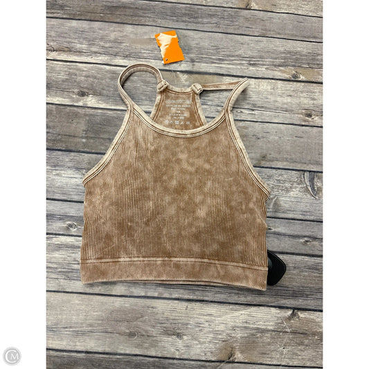 Athletic Tank Top By Zenana Outfitters In Brown