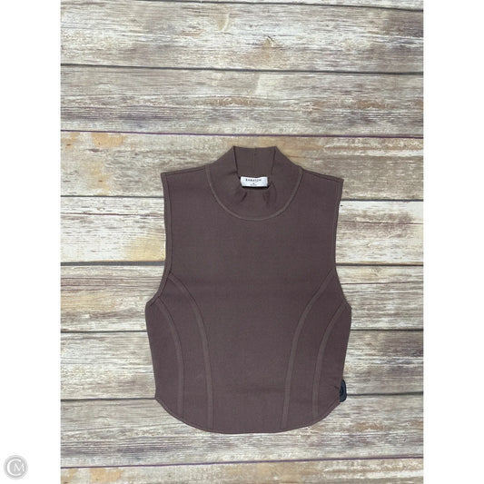 Top Sleeveless By Babaton In Taupe, Size: M