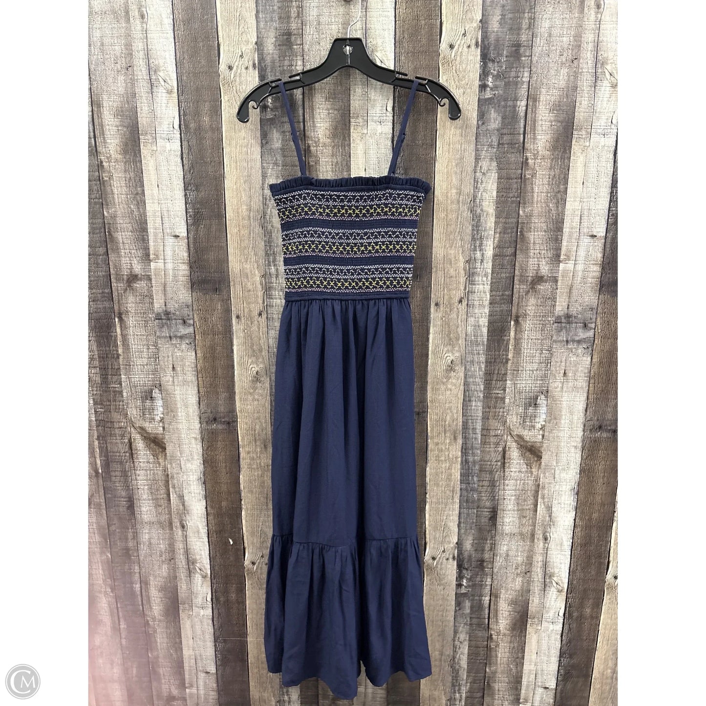 Dress Casual Maxi By Evereve In Navy, Size: S