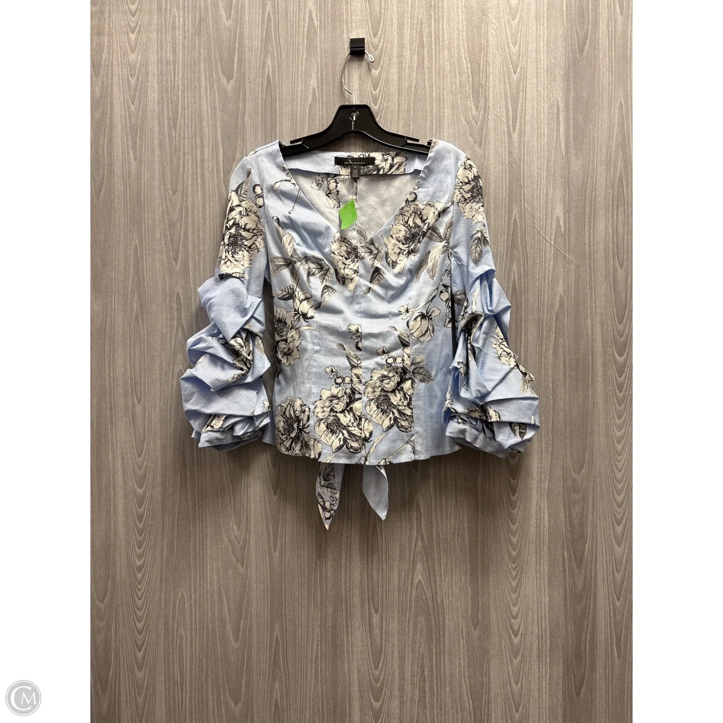 Top Long Sleeve By White House Black Market In Blue, Size: Xs