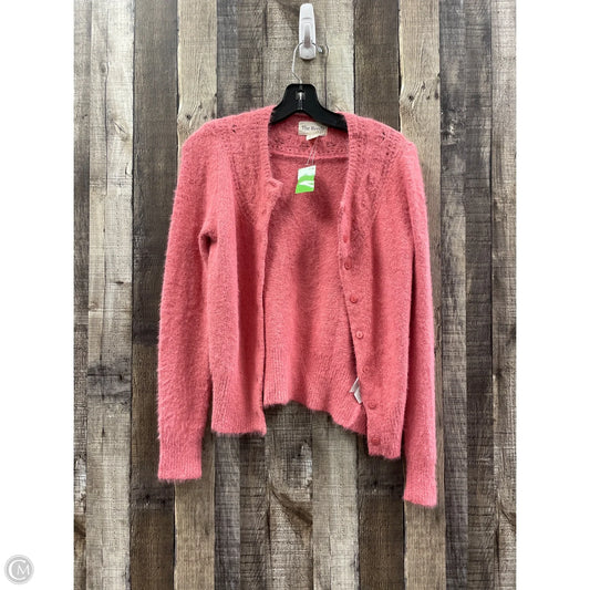Sweater Cardigan By The Reeds In Pink, Size: S
