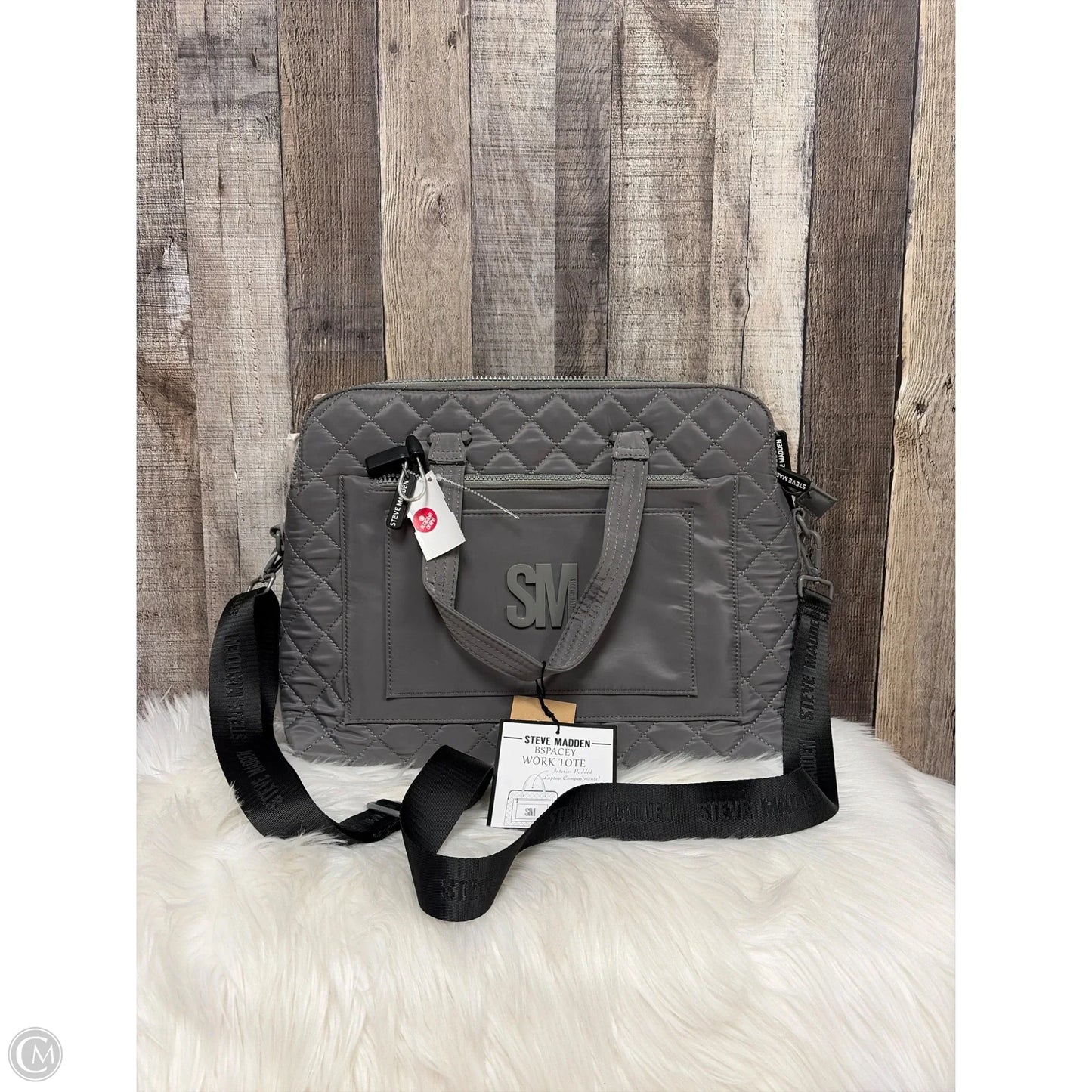Laptop Bag By Steve Madden, Size: Large