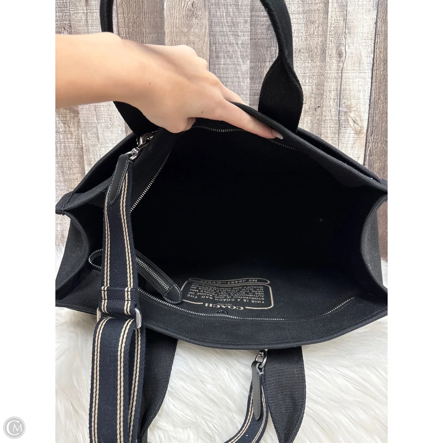 Tote Designer By Coach, Size: Large