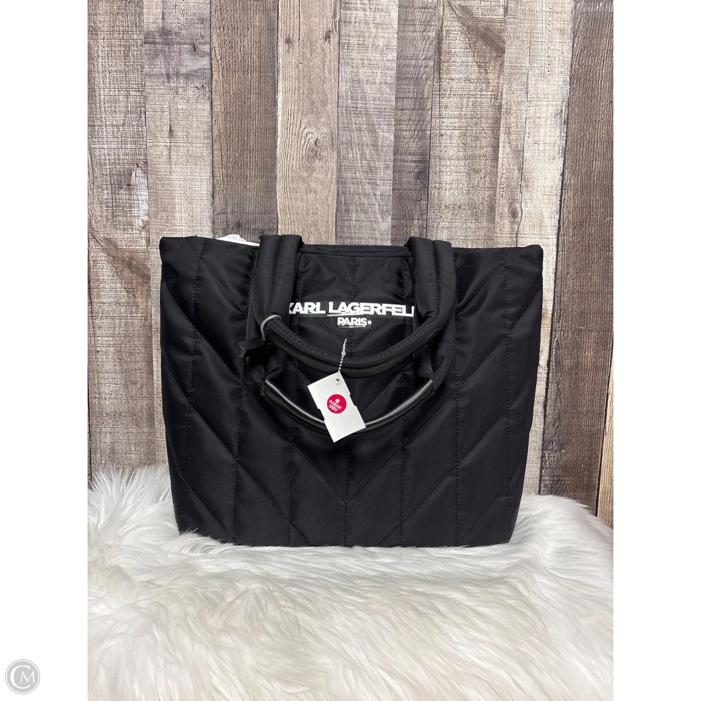 Tote Designer By Karl Lagerfeld, Size: Large