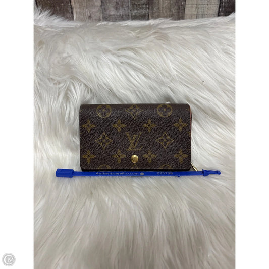 Wallet Luxury Designer By Louis Vuitton, Size: Small