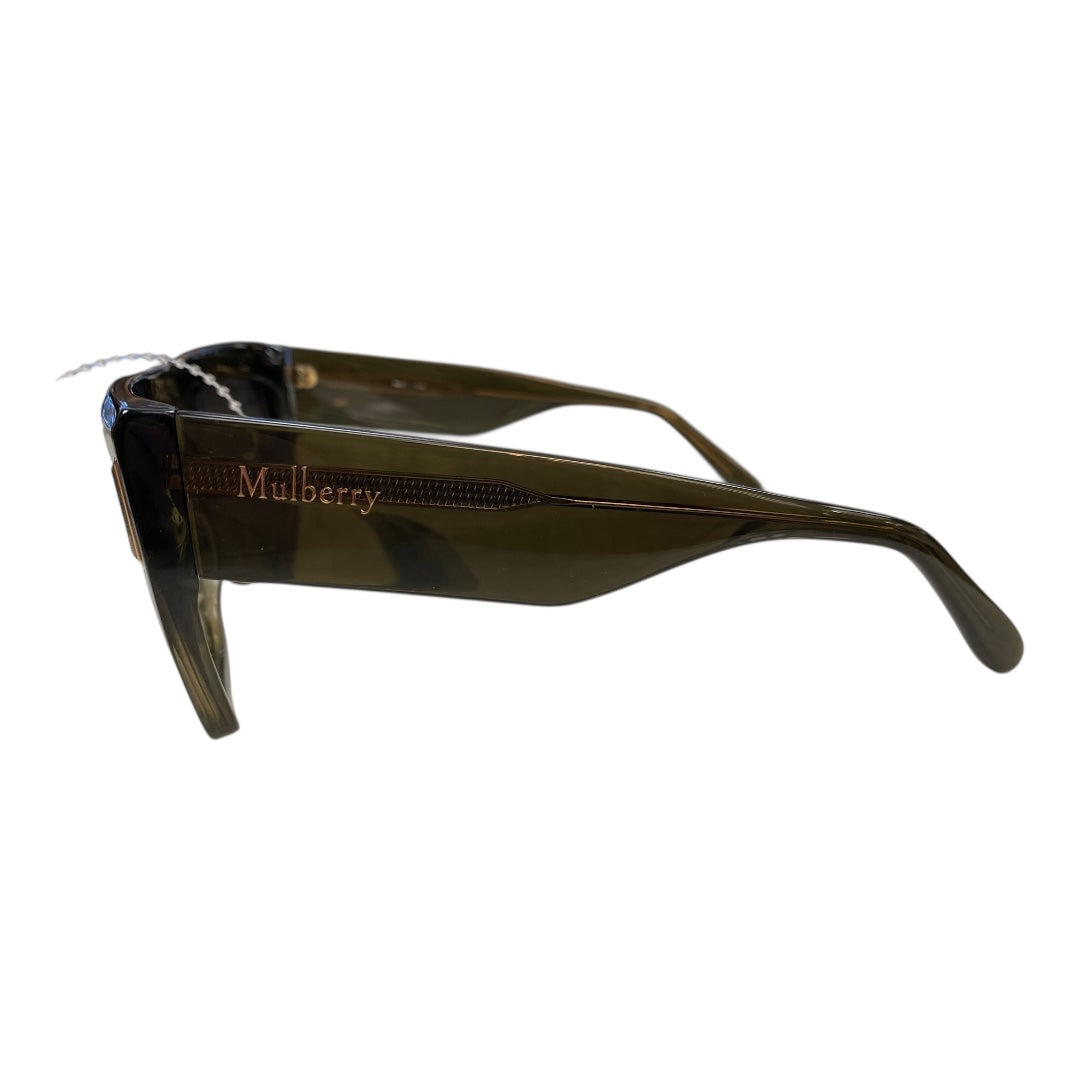 Sunglasses Luxury Designer By Mulberry In Green