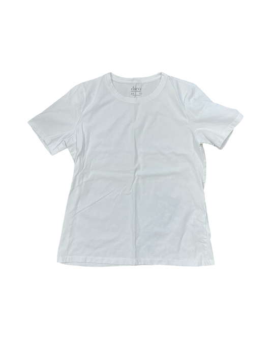 Top Ss Basic By D&Co. In White, Size:Xs