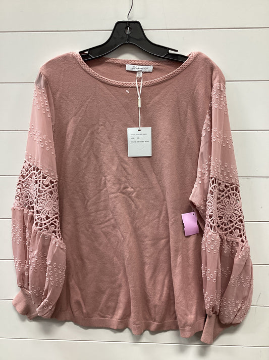 Top Ls By Cmc In Pink, Size:1X