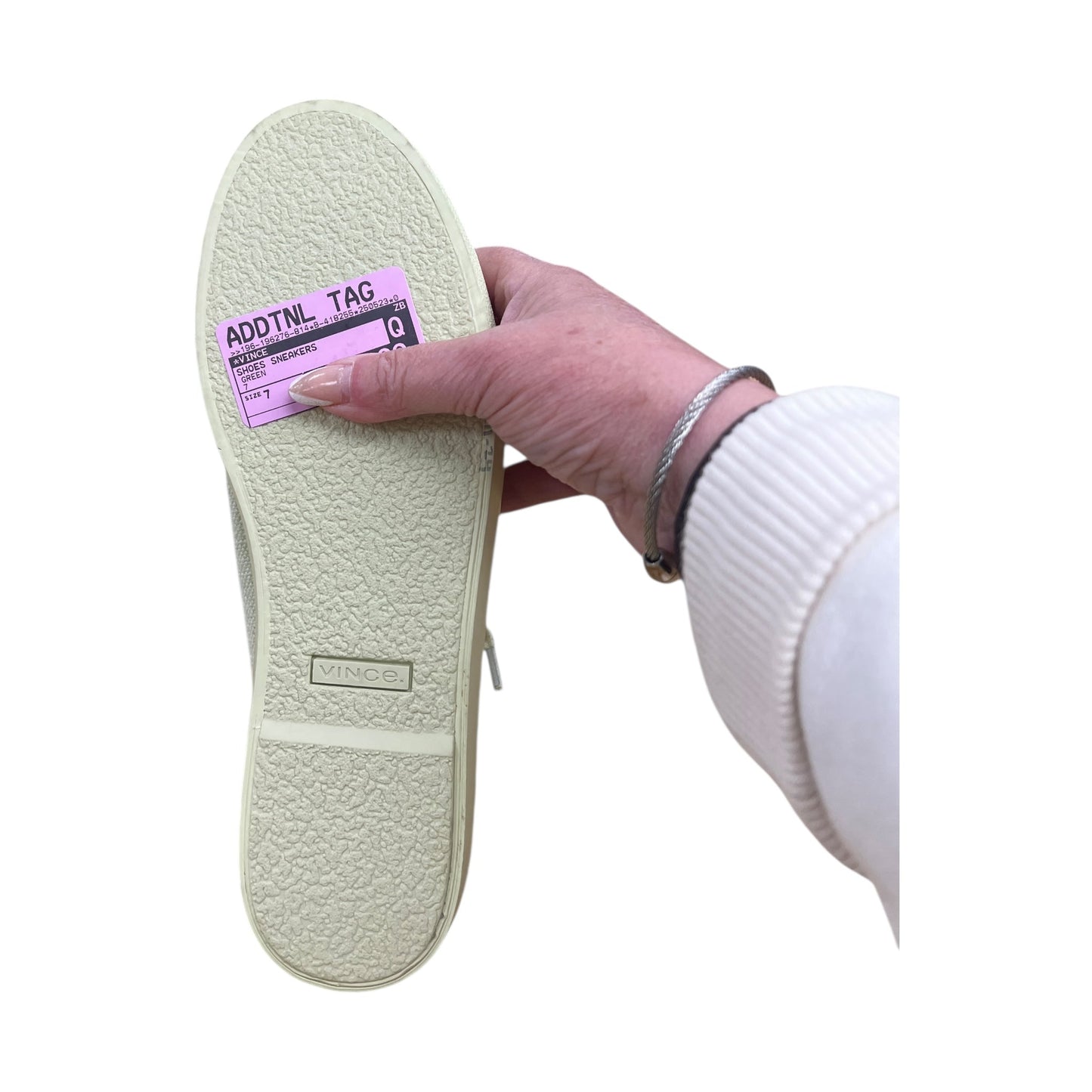 Shoes Sneakers By Vince In Green, Size:7