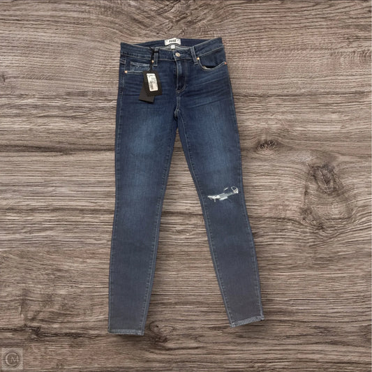 Jeans Skinny By Paige In Blue Denim, Size: 4