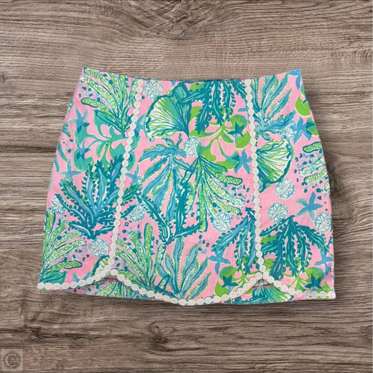 Skirt Designer By Lilly Pulitzer In Tropical Print, Size: 10