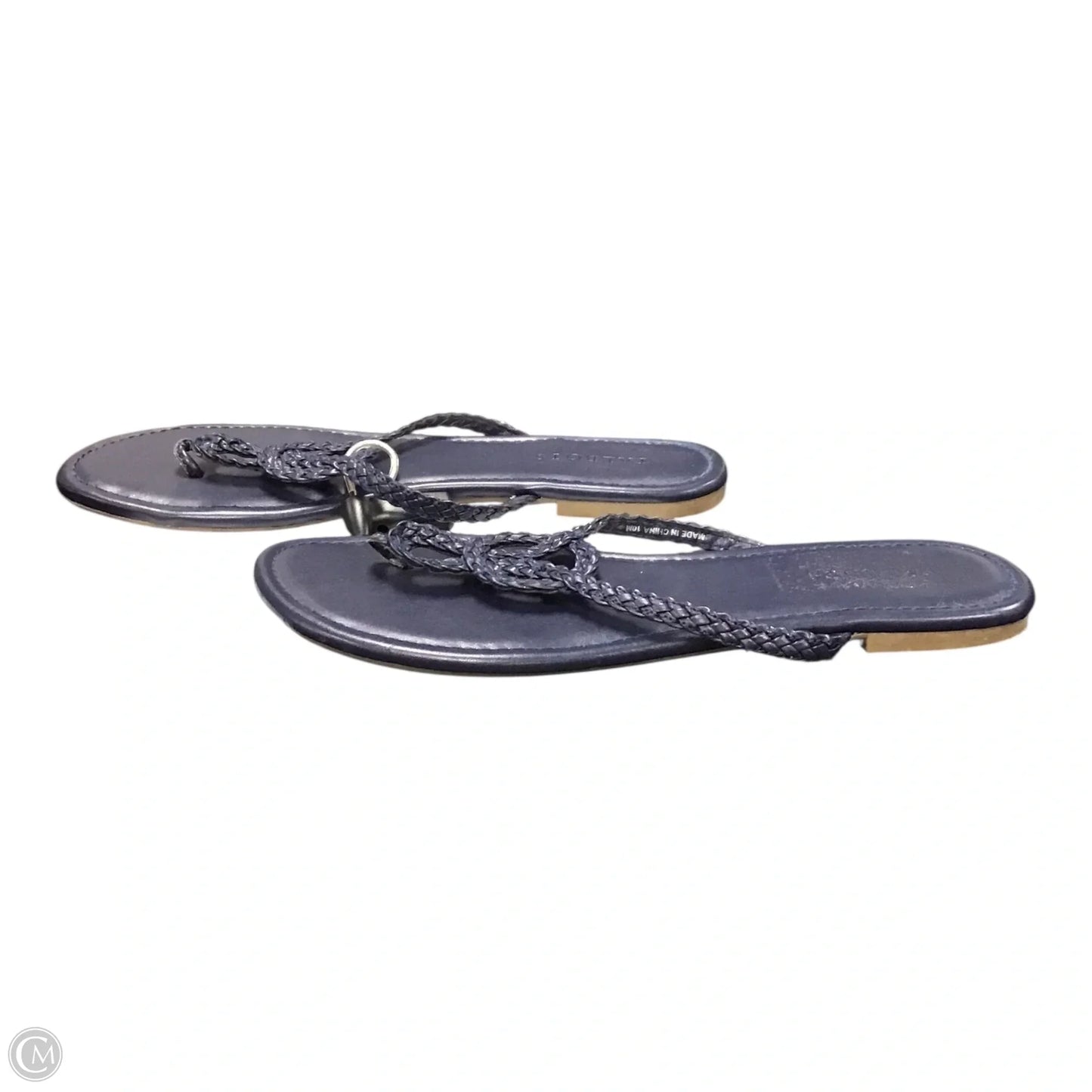 Sandals Flats By Talbots In Navy, Size: 10
