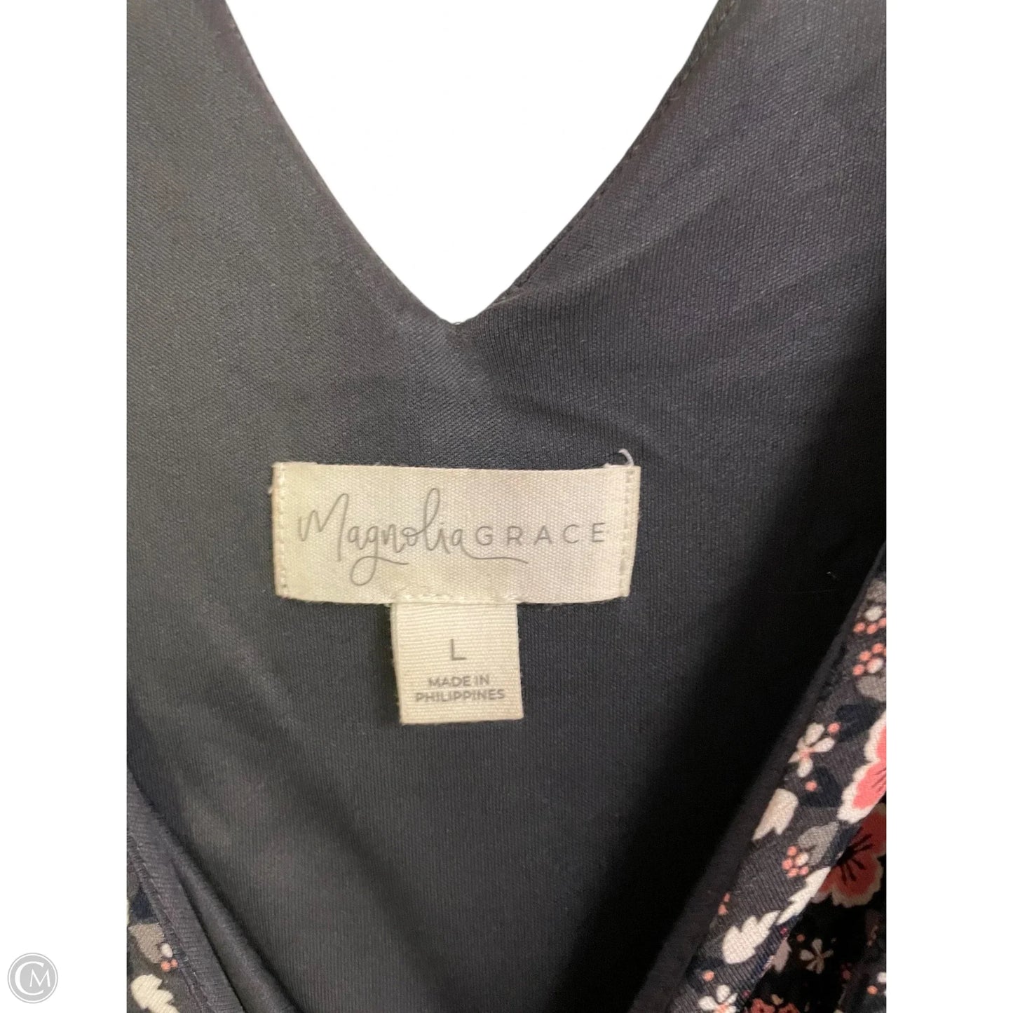 Dress Casual Short By Clothes Mentor In Black & Pink, Size: L